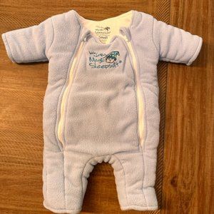 Baby Merlin's Magic Sleepsuit Microfleece Blue - Small (3-6 Months)